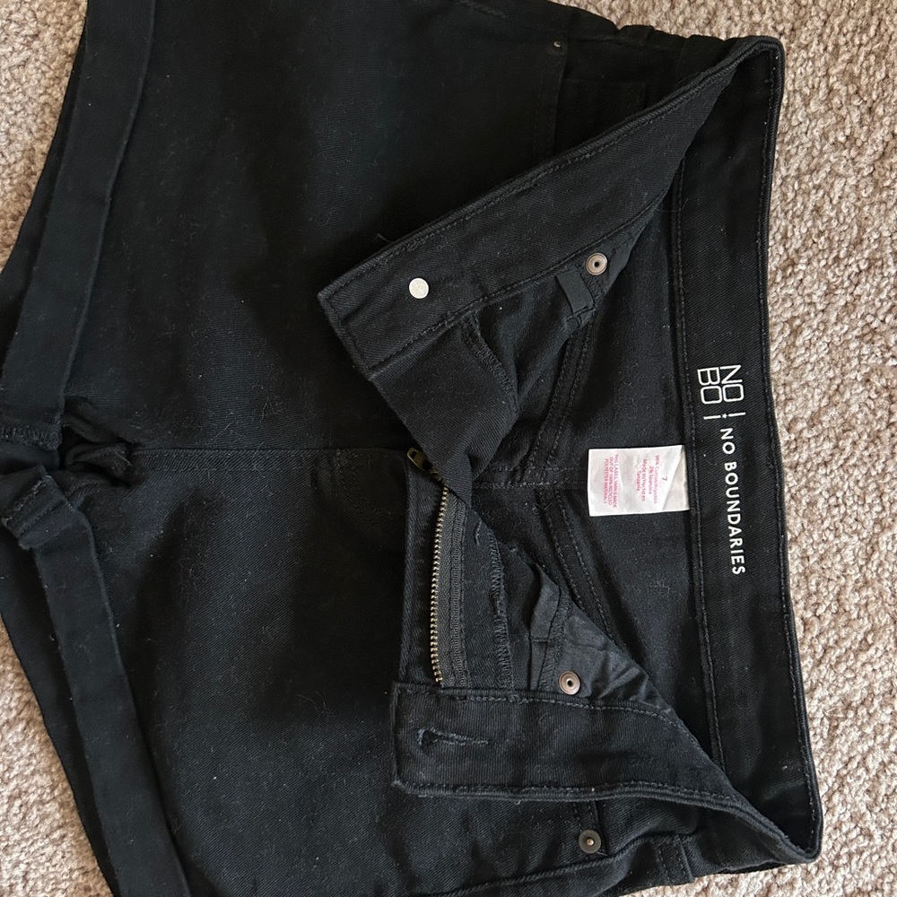 No Boundaries Black High Waist Women Shorts